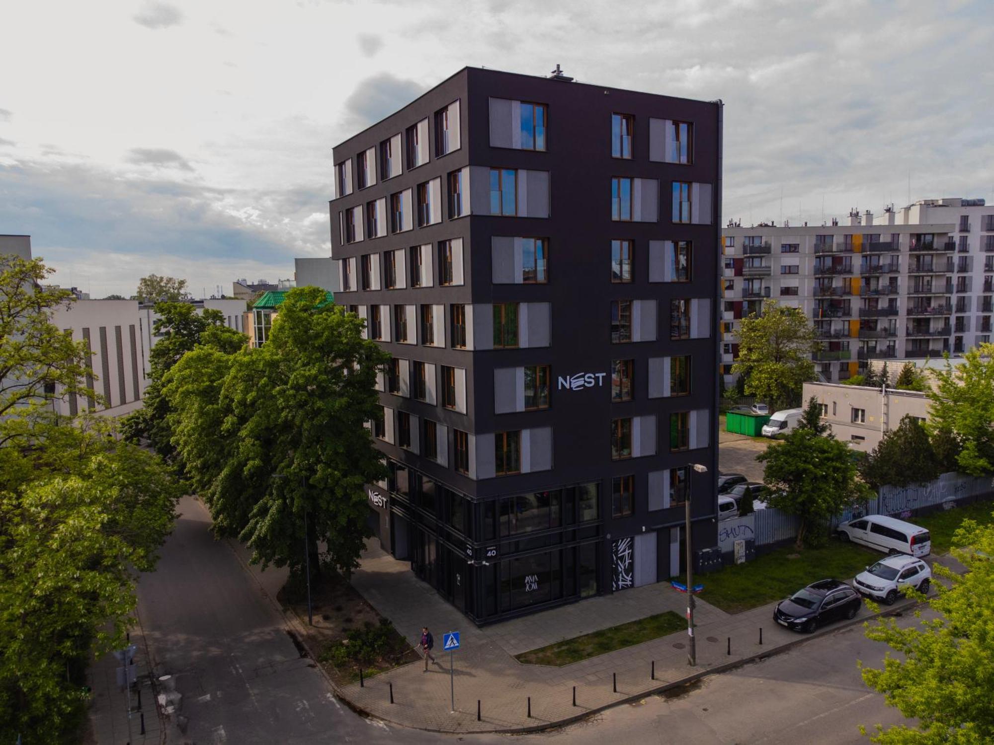 Ht Nest Coliving Appartement Warschau Buitenkant foto